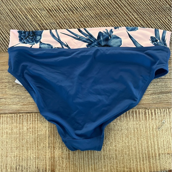 Skye Swimwear Floral Tankini - Blue and Pink - Picture 3 of 3